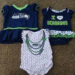 Baby girl Seahawks gear